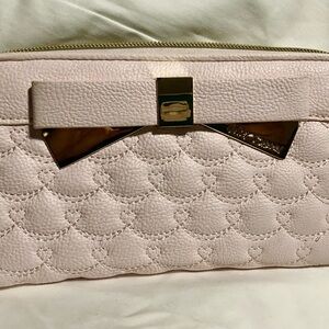 Betsey Johnson‎ Powder Pink Quilted Wallet